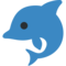 Dolphin emoji on Twitter
